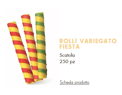 ROLLI VARIEGATO FIESTA - Coni Perfetto
